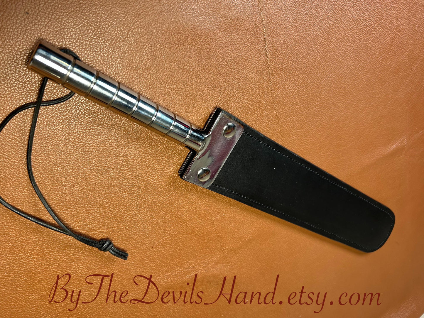 Big Bad Spanko Strap 19 Inches Total Length Leather Paddle