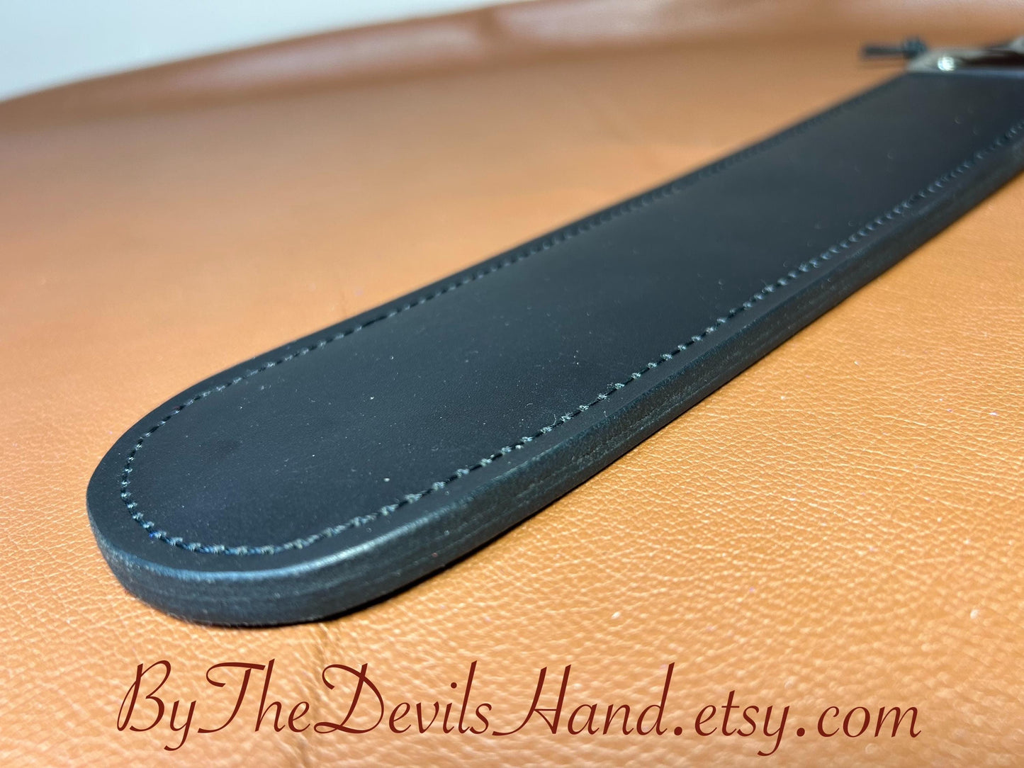 Big Bad Spanko Strap 19 Inches Total Length Leather Paddle