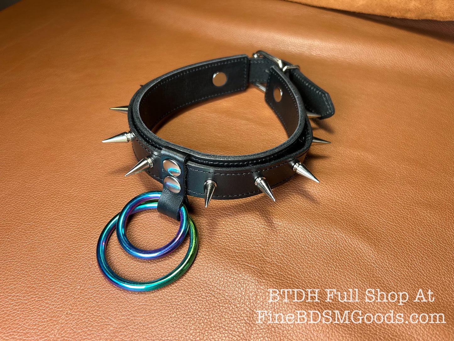 Big Bold Spiked Punk Rock Kink Collar