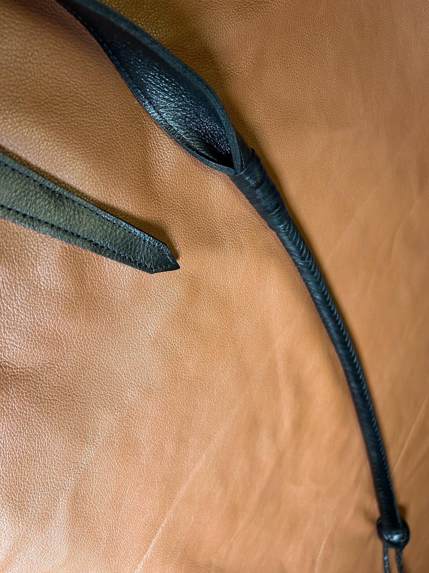 Dragon's Tail Whip - 42 Inches Total Length - Leather