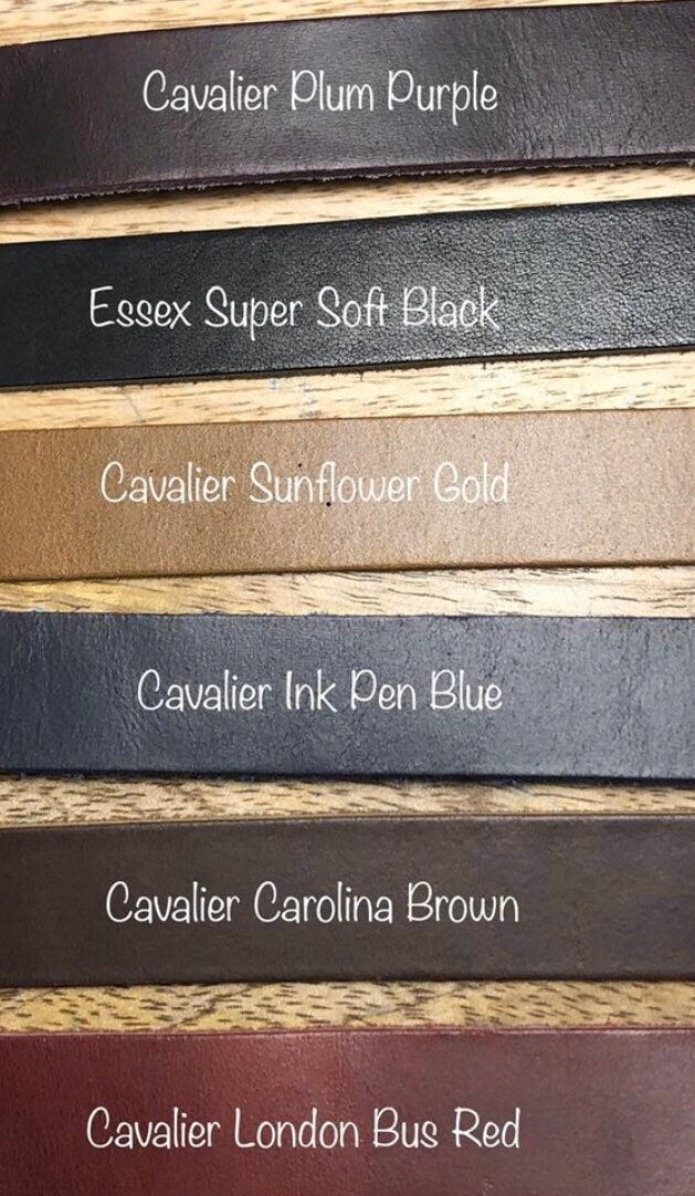 Leather Irish Eight Hand Cuffs - Black Essex Super Soft Horween Leather - (BKE-BE)