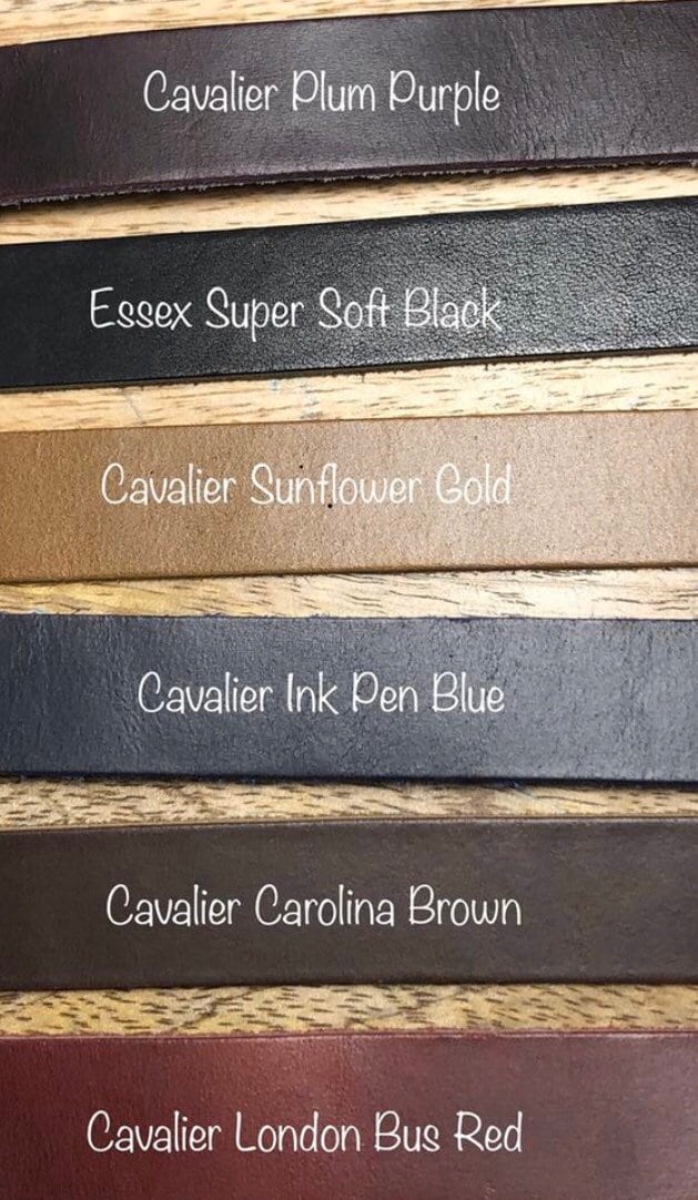 Leather Irish Eight Hand Cuffs - Cavalier London Bus Red - (CBR-BE)