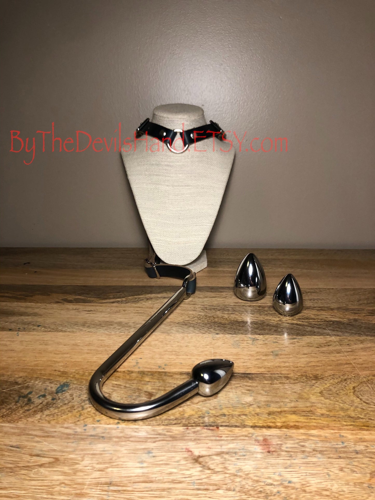 Ass Hook Rig Three Ball Design Crafted from Horween Chromexcel Leather – Available in Black, Navy and Ox Blood