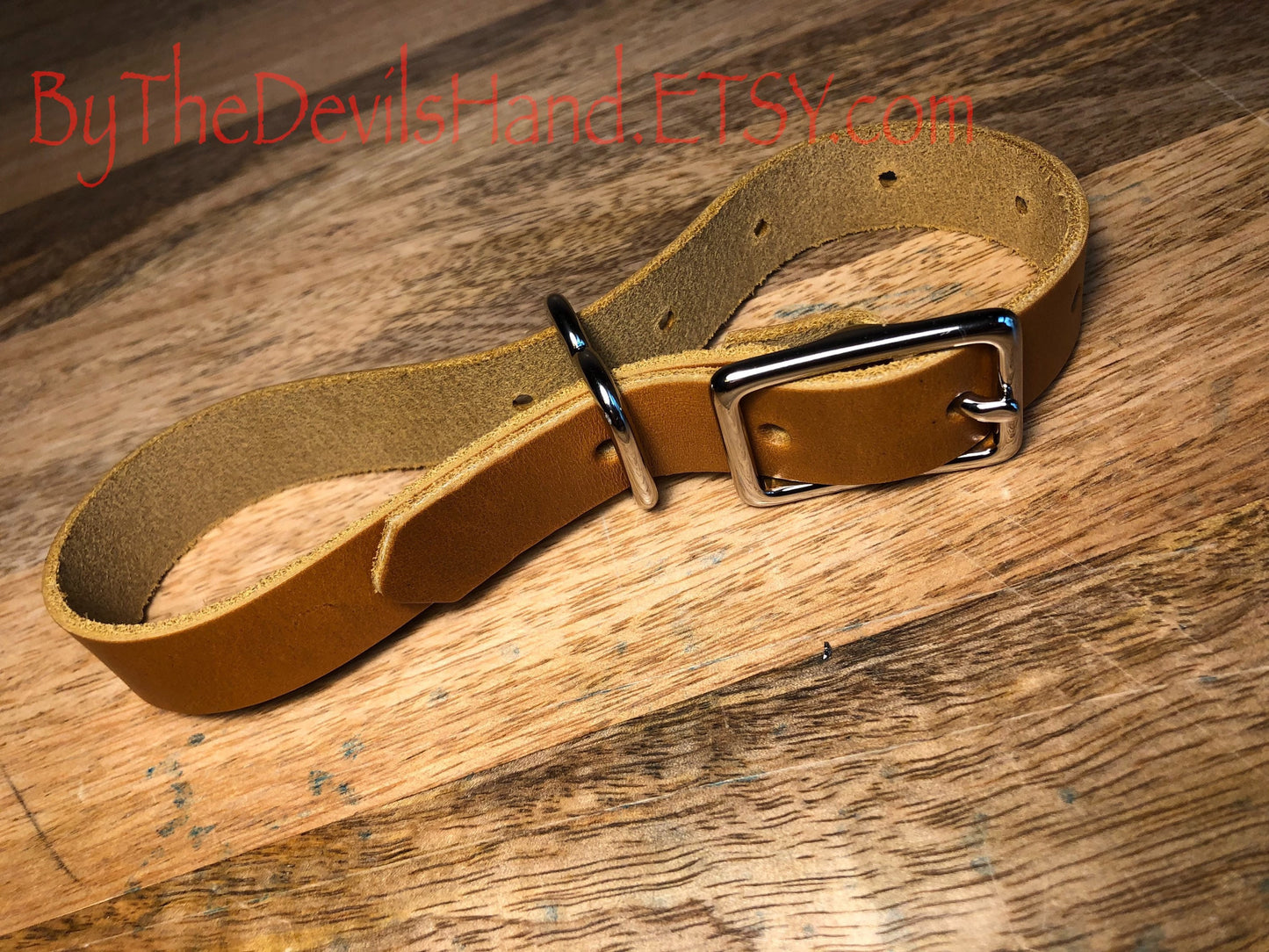 Irish Eight Handcuffs / Restraints Of Handmade Cavalier Sunflower Gold Leather (CSG-BE)