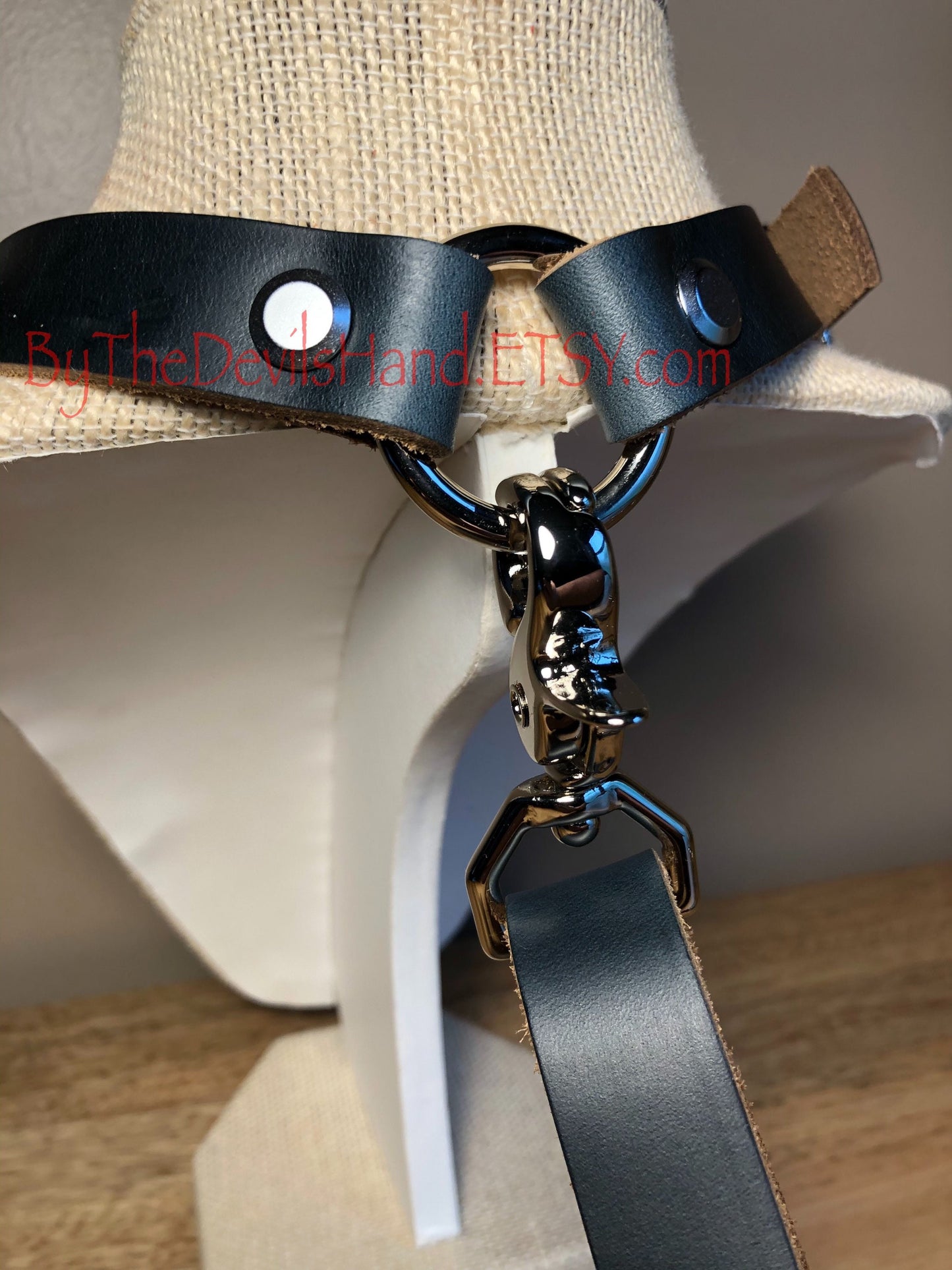 Ass Hook Two Ball End Crafted from Horween Chromexcel Leather – Available in Black, Navy and Ox Blood