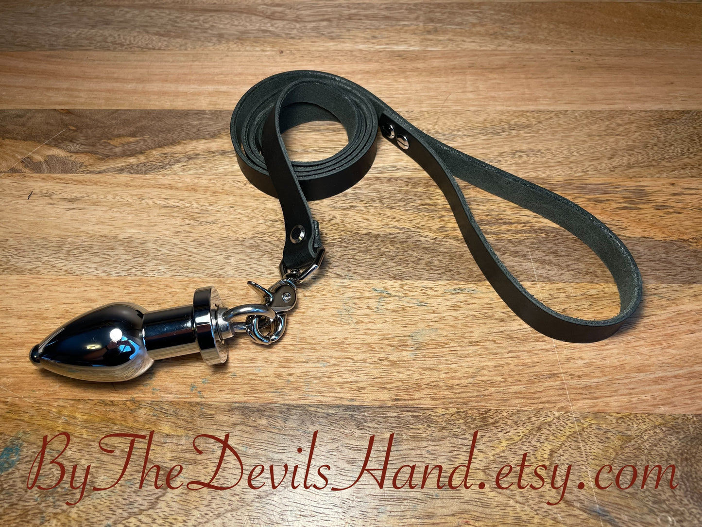 Butt Plug Leash Tunnel Plug - Robust Hefty Tunnel Plug With Screw Out Core