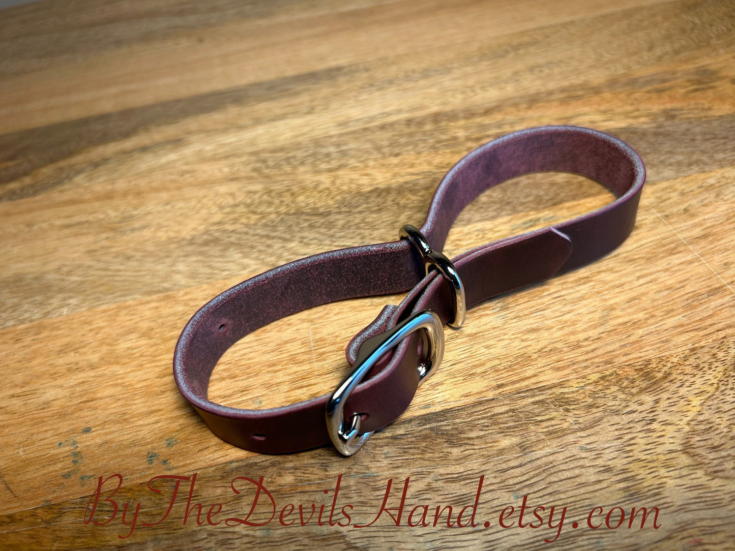 Leather Irish Eight Hand Cuffs - Cavalier Plum Purple - (CPP-BE)