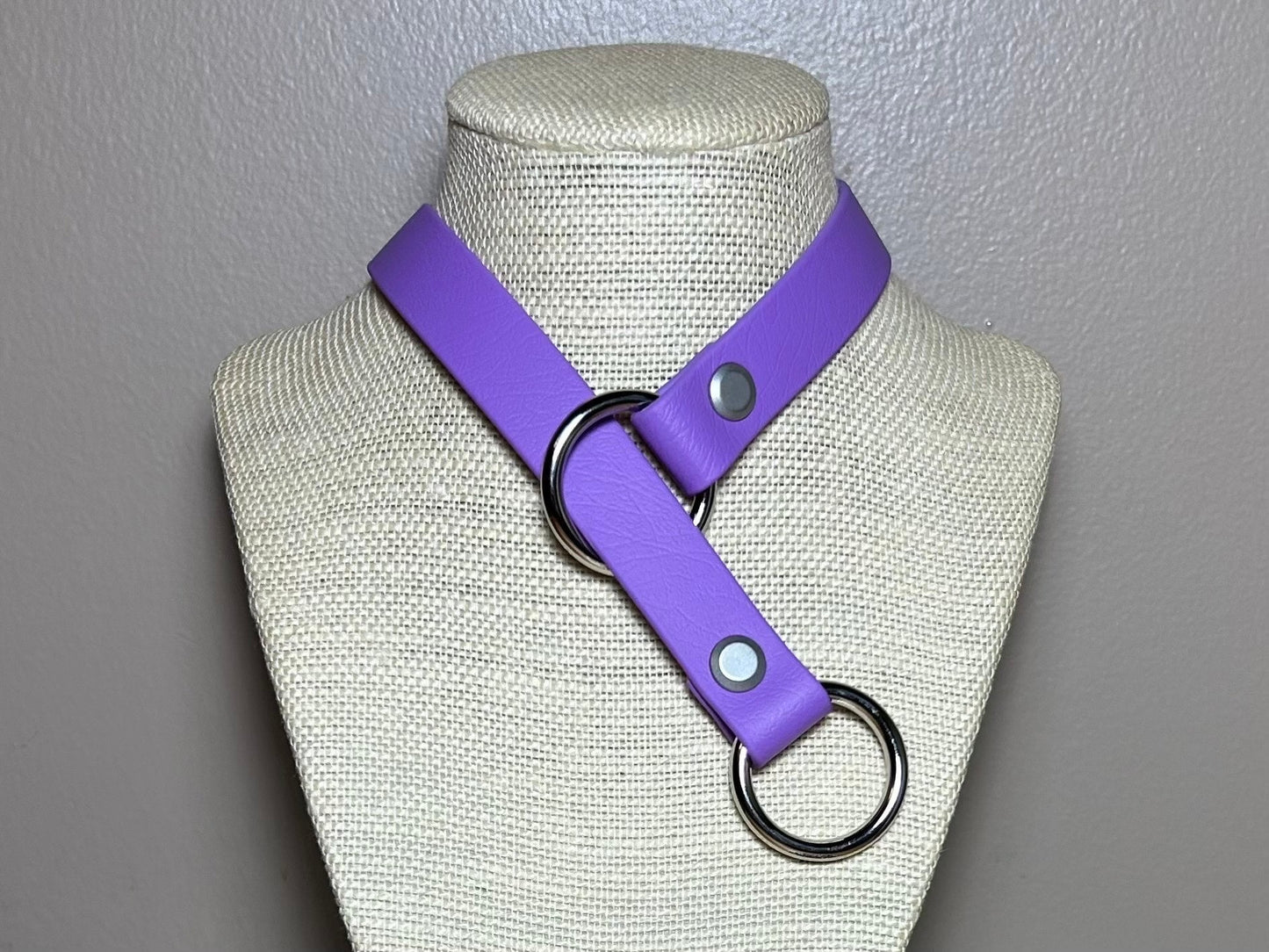 One Piece Leather Choke Collar, Available With Matching Leash - Available in a full range of colors and leather options