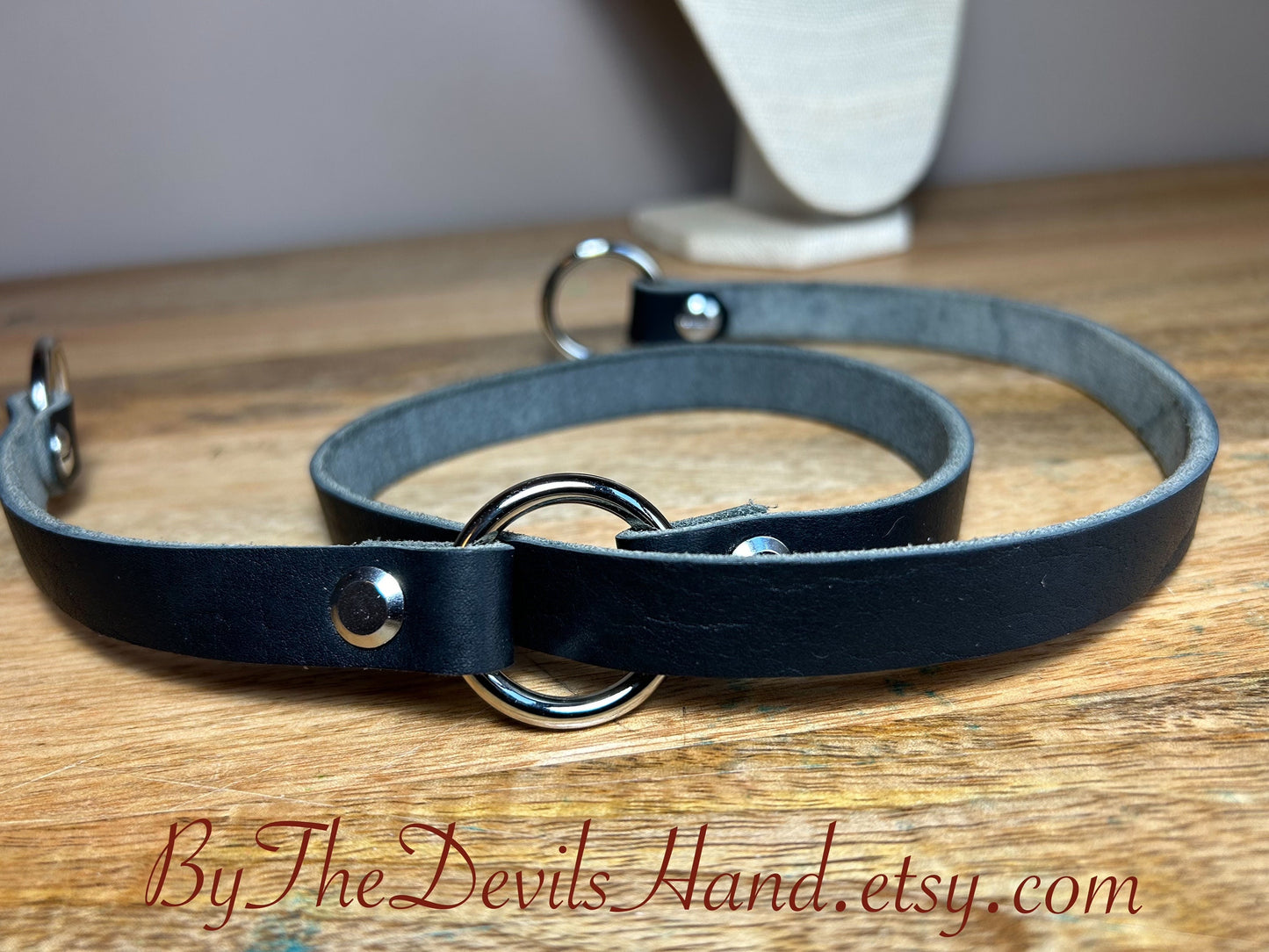 The Garrote - Choking Kink - Available in a full range of colors and leather options