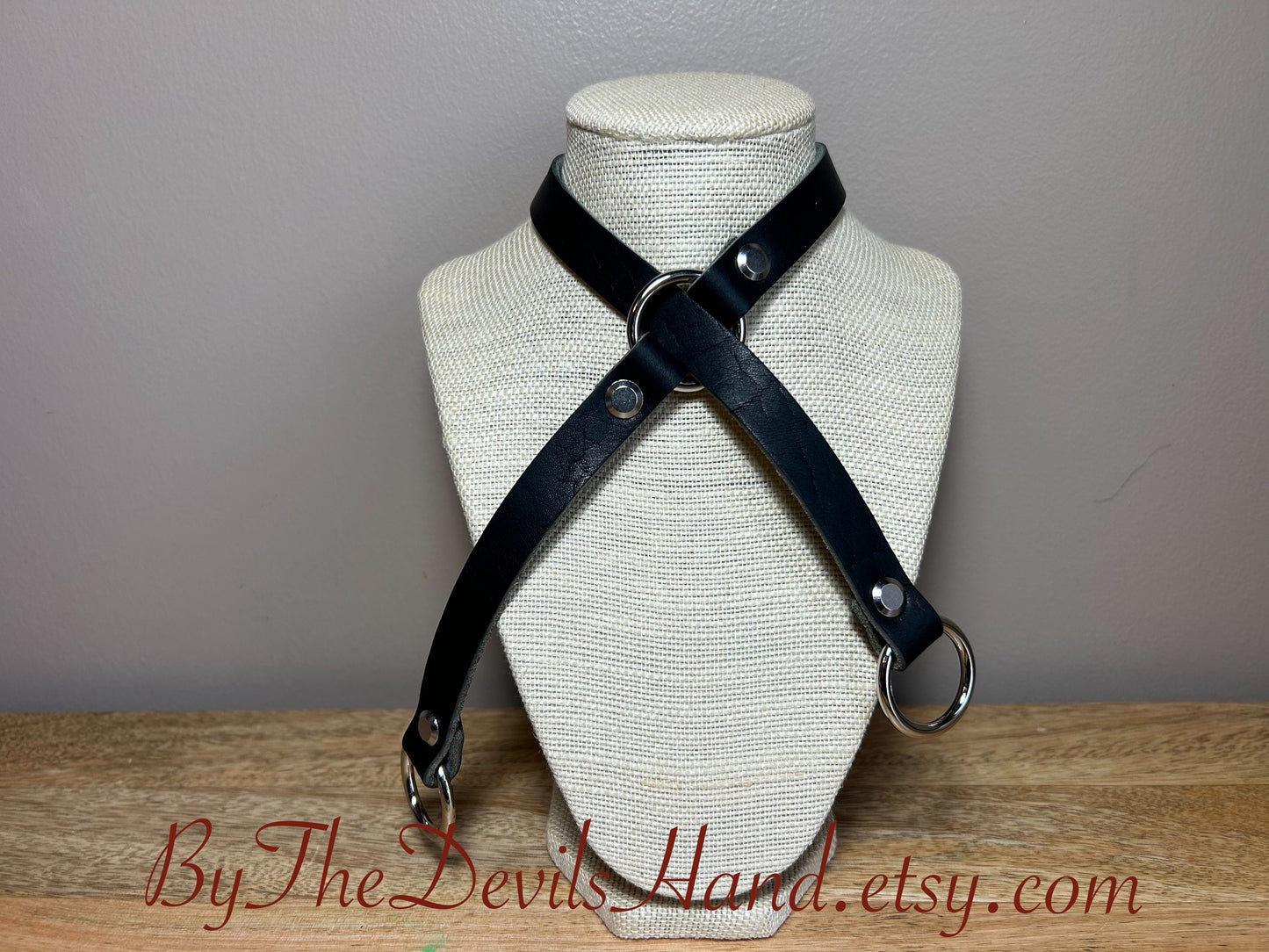 The Garrote - Choking Kink - Available in a full range of colors and leather options