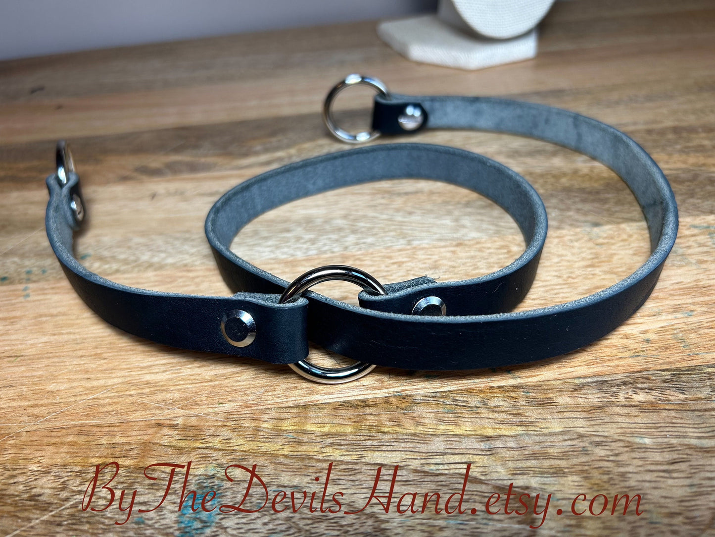 The Garrote - Choking Kink - Available in a full range of colors and leather options