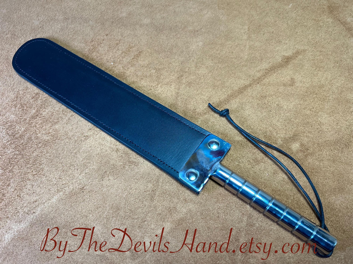 Big Bad Spanko Strap 19 Inches Total Length Leather Paddle