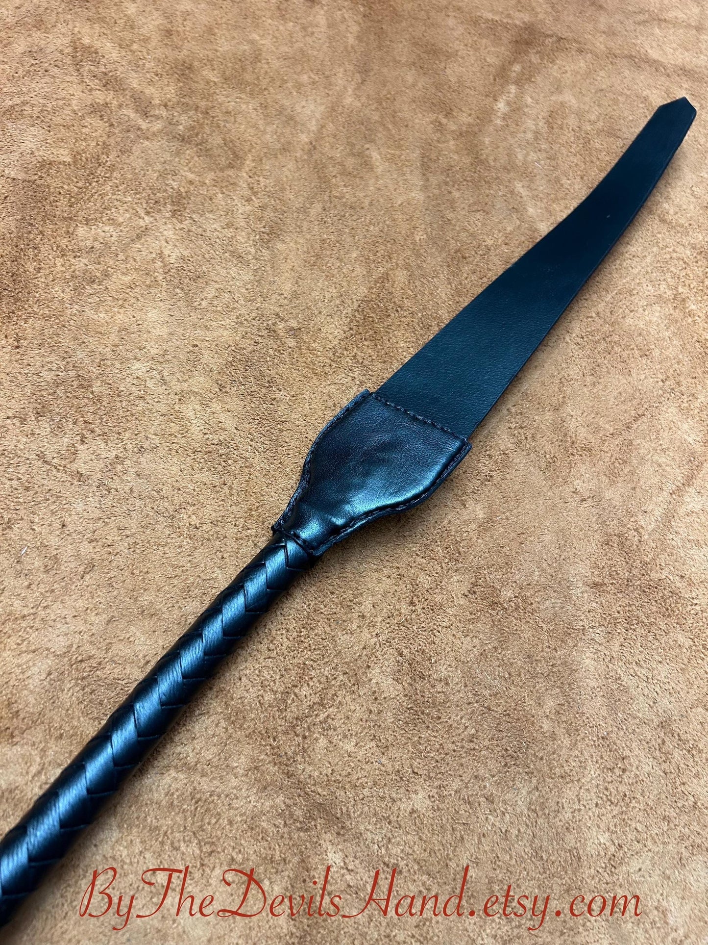 Dragon's Tail Whip - Satin Black  - Style Two