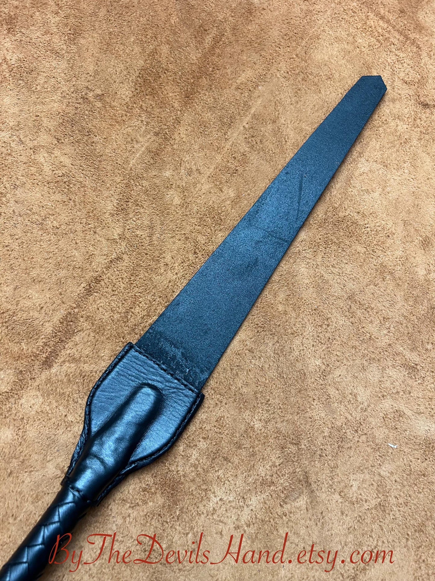 Dragon's Tail Whip - Satin Black  - Style Two